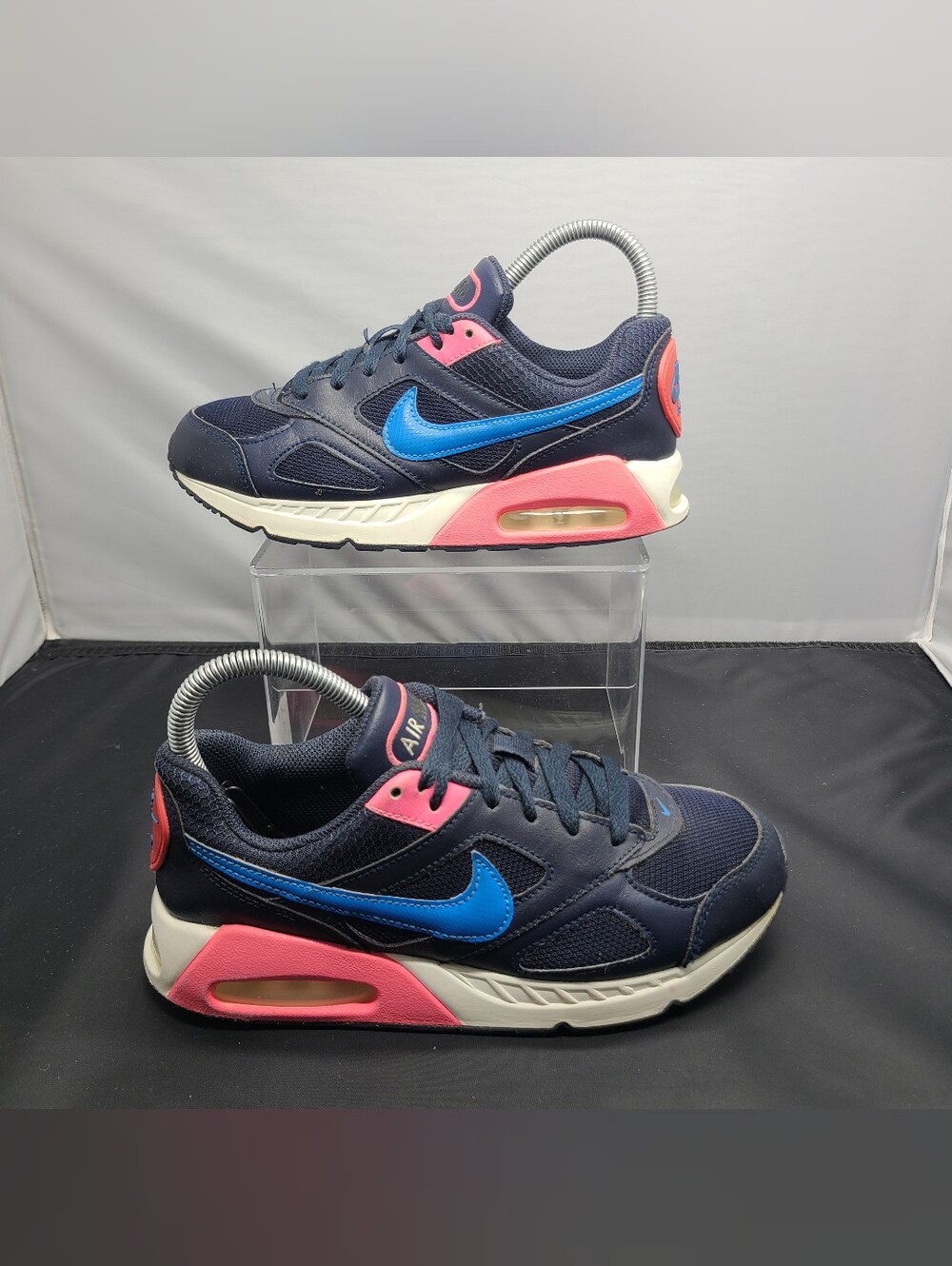 Nike Air Max Ivo Athletic Shoes Obsidian Pink 579998-464 Big Girls Youth 5Y